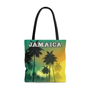 Jamaica Tote Bag Jamaica Beach Bag Jamaica Flag Tote Bag Reggae Beach Tote Bag Jamaica Bags Jamaica Vacation Tote Jamaican Gift