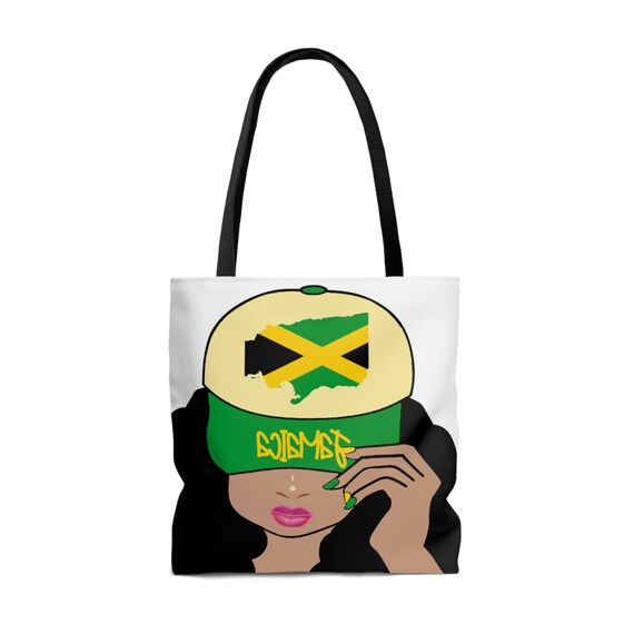 Jamaica Tote Bag Jamaica Beach Bag Jamaica Flag Tote Bag Reggae