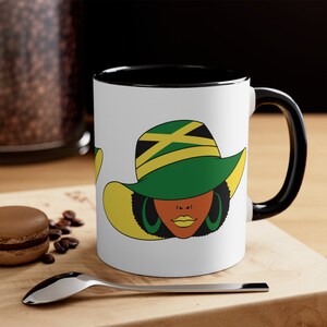 Jamaica Gift Jamaica Flag 15 oz Coffee Mug Jamaica Heritage Jamaica SouvenirJamaica Flag Coffee Mug Jamaica Heritage Jamaica Souvenir