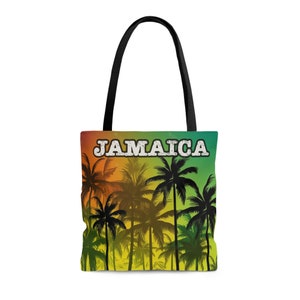 Jamaica Tote Bag Jamaica Beach Bag Jamaica Flag Tote Bag Reggae Beach Tote Bag Jamaica Bags Jamaica Vacation Tote Jamaican Gift