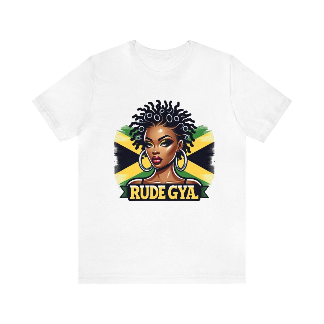 Jamaica Rude Gyal T-shirt: Caribbean Vacation Tee - Etsy