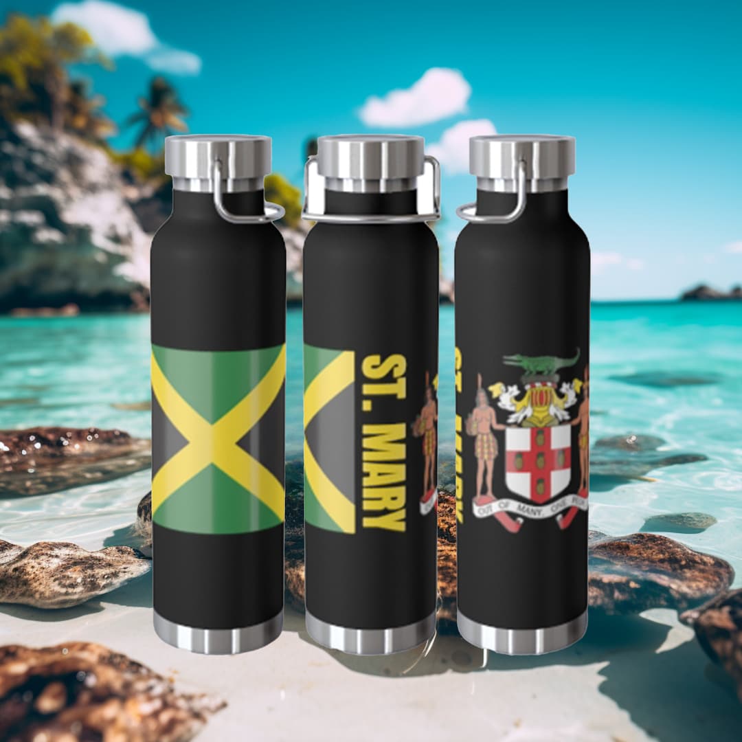 Personalized Custom Jamaica Tumbler Jamaica Water Bottle St Mary