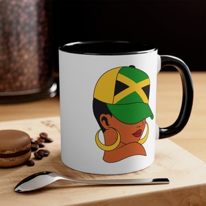 Personalized Jamaica Gift Jamaica Flag Coffee Mug Jamaica Heritage Jamaica Souvenir