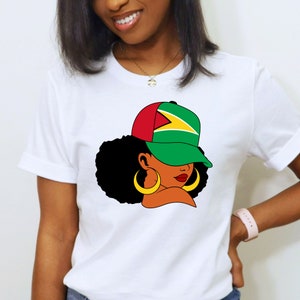 Guyana Flag Shirt Guyanese T Shirt For Women Guyana Flag Top Guyana Shirt Guyana Roots Guyanese Pride TShirt Guyanese Gift Guyana Souvenir