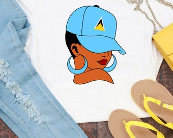 St Lucia Tee St Lucia Shirt St Lucia Flag Shirt For Women Lucian Shirt St Lucia Gift  St Lucia Independence Shirt St Lucia Pride Lucian Tee