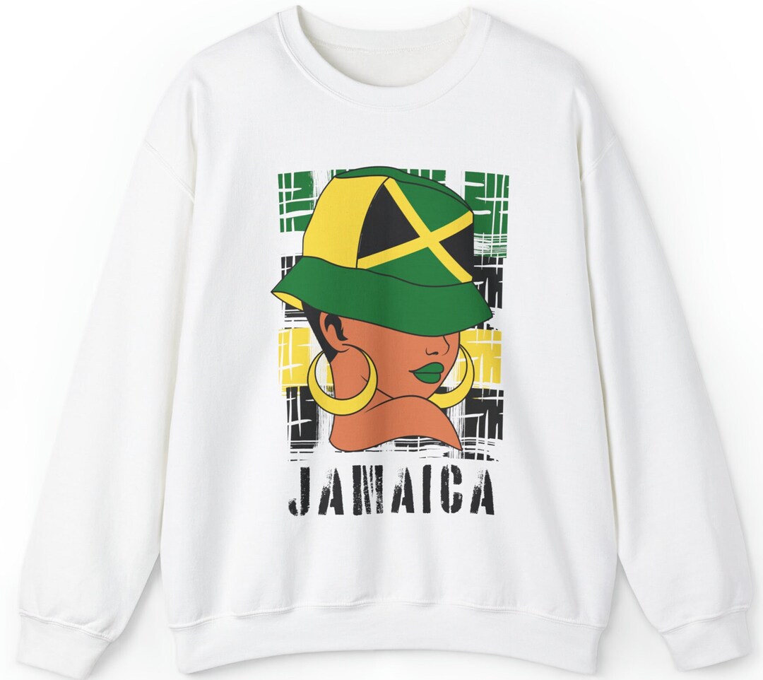 Jamaica Sweatshirt / Jamaica Clothing / Colors Jamaica Flag / Jamaican Outfit
