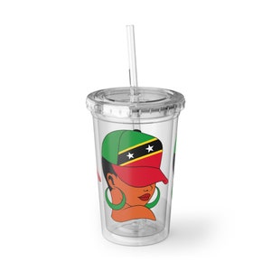 St Kitts and Nevis Gift For Women Patriotic St Kitts and Nevis Cup Patriotic Kittitian-Nevisian Pride Kittian Roots Nevisian Heritage