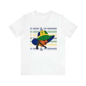 Vincy Shirt St Vincent and The Grenadines Flag Shirt For Women St Vincent and The Grenadines Pride Shirt  Vincy Gift Patriotic Vincy Tee
