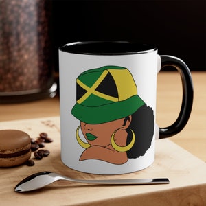Personalized Personalize Jamaica Gift Jamaica Flag Coffee Mug Jamaica Heritage Jamaica Souvenir