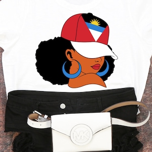 Antigua Shirt  Antigua & Barbuda Flag T Shirt Antigua and Barbuda T Shirt Antigua Independence Tee Antigua and Barbuda Heritage