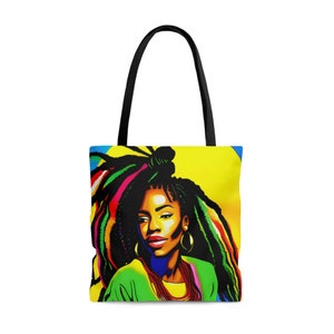 Reusable Tote Bag For Grocery Work Tote Bag For Book Shopping Tote For Black Woman Black Girl Magic Tote Commuter Tote For Travel