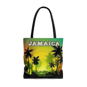 Jamaica Tote Bag Jamaica Beach Bag Jamaica Flag Tote Bag Reggae Beach Tote Bag Jamaica Bags Jamaica Vacation Tote Jamaican Gift