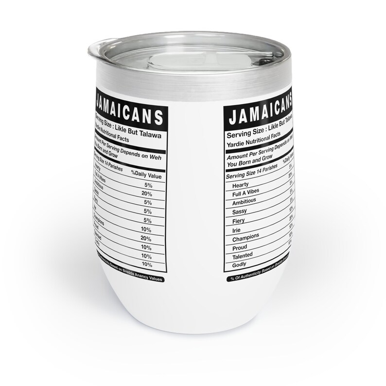 Gift For Jamaican Colors Wine Tumbler Gift For Jamaican Woman Patriotic