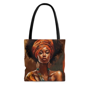 Tote bag peint à la main portrait rasta main image 1