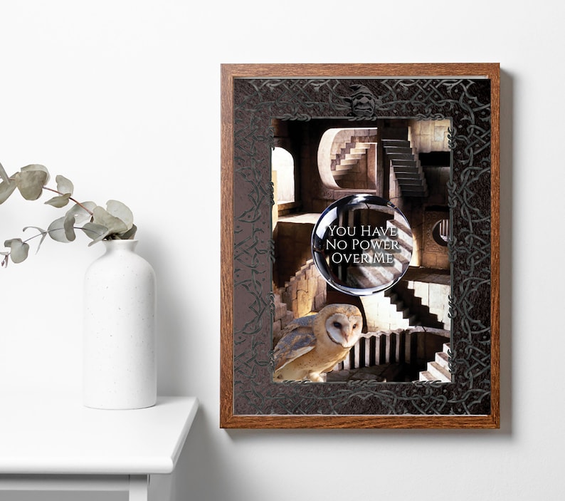 LABYRINTH Movie Poster - You Have No Power Over Me - David Bowie Movie ...