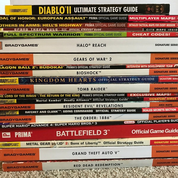 Retro Strategy Guides