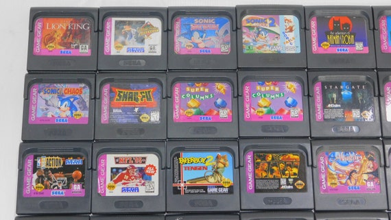 SEGA Game Gear Games, With Free Postage, Cartridges Only