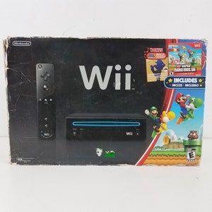 Wii console with online super mario bros
