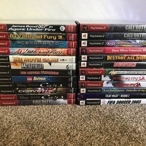 Playstation 2 (PS2) - 22 game lot - Most CIB with Manual! *NO SPORTS TITLES*