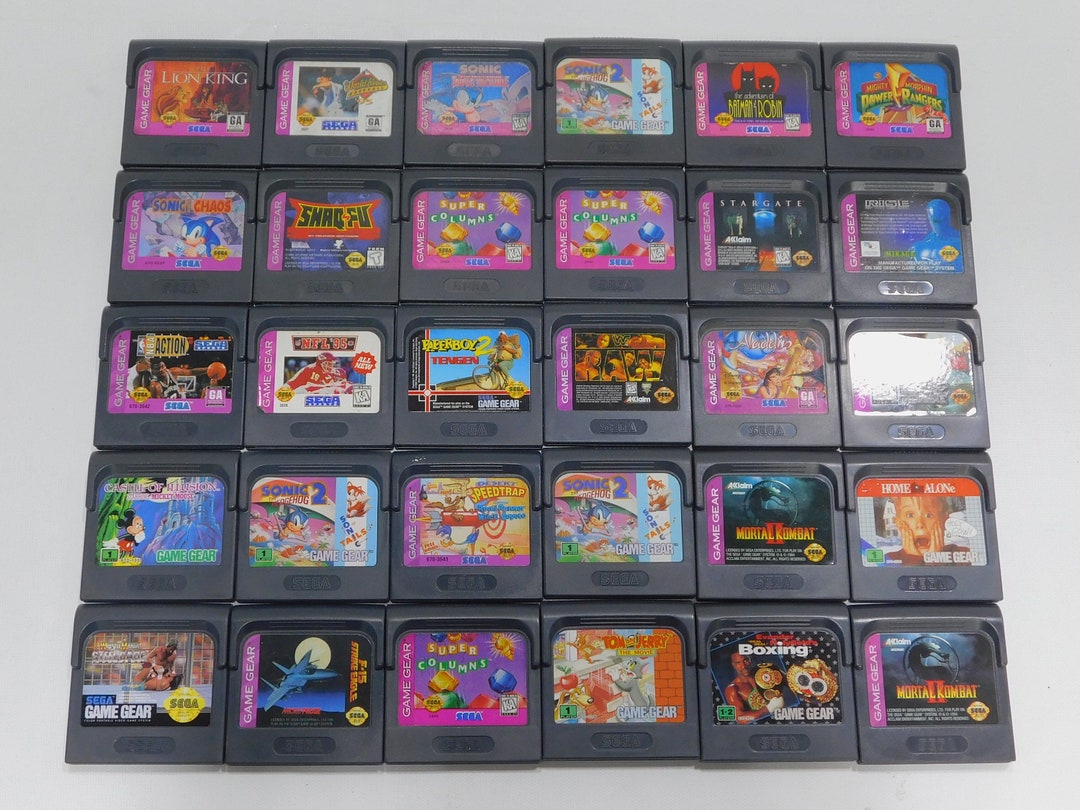 Sega Game Gear Video Games Etsy