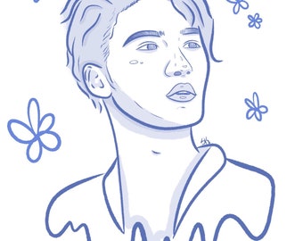 Seonghwa monochrome digital print 2/8