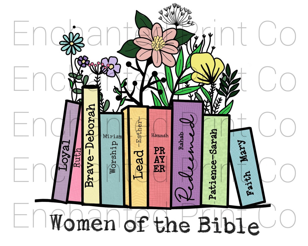 Women of the Bible PNG Digital Design Transparent Background ...