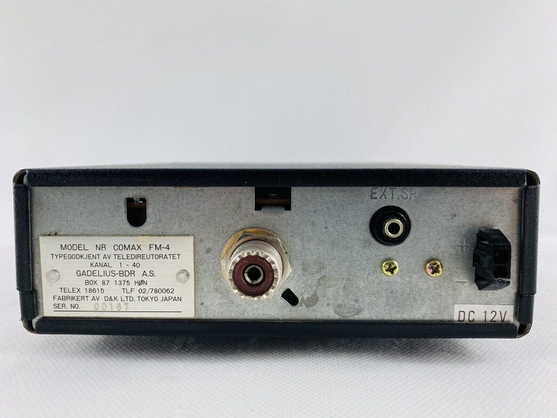 1970s Comax FM4 CB Radio 40 Channel Citizen Band Transceiver Etsy