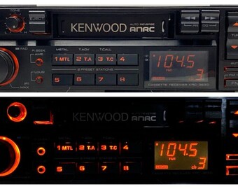 1980s Kenwood KRC-363D ANRC Car Cassette Radio Player JAPAN / Tested + Video