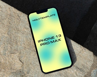 iPhone 13 Pro Max Mockup: Editable PSD Smart Object (Digital Download)