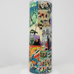 Custom Retro Comic Tumbler, 20 oz, Ready to Ship free