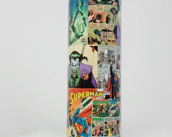 Retro DC Comic Becher: 20 oz Edelstahl Thermobecher