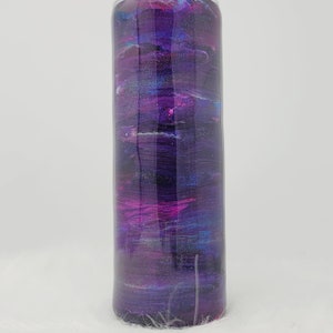 Purple Pink Swirl Tumbler: Holographic Glitter, 20 oz Stainless Steel