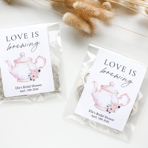 Bridal Shower Tea Party Favors, Spring Bridal Shower Favor, Afternoon ...