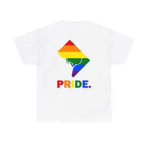 DC Pride-shirt: Washington DC-kaart
