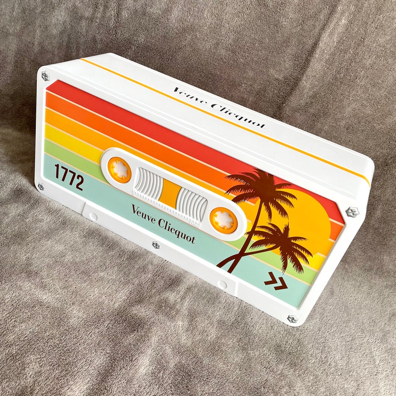 Rare Box Tape Veuve Clicquot Vintage Summer Palm Tree Paris Etsy