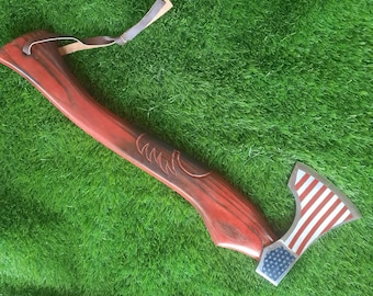 Custom Gift forged carbon steel Viking Axe, Viking Hatchet, bearded axe, Battle axe, Scandinavian axe