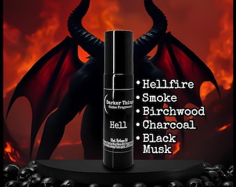 HELL - Gothic Perfume Oil, Witchy Fragrance, Niche Perfume Roll-On