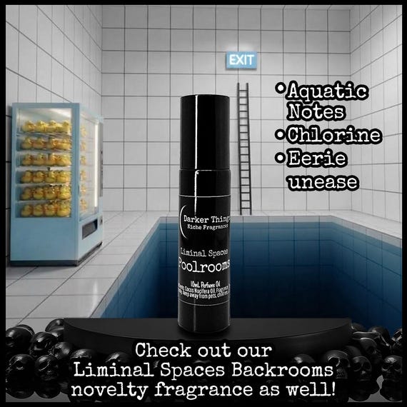 Liminal Spaces POOLROOMS - Novelty Fragrance, Gothic Perfume Oil, Niche Perfume Roll-On