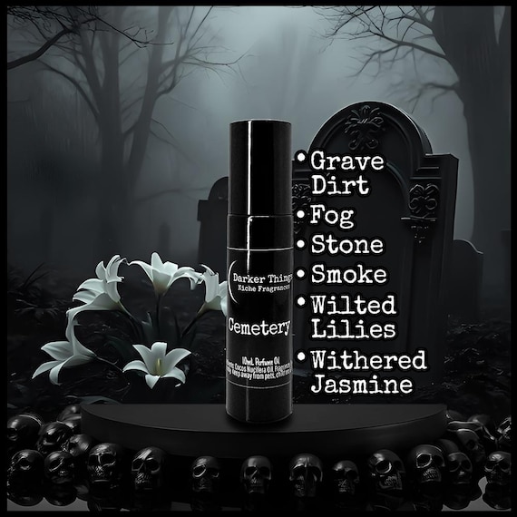 CEMETERY - Gothic Perfume Oil, Witchy Fragrance, Niche Perfume Roll-On