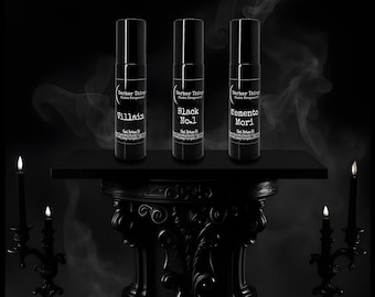 Gothic Perfume Oil Set – Choose Any THREE (10mL Each) - Witchy Fragrance, Niche Perfume Roll-On