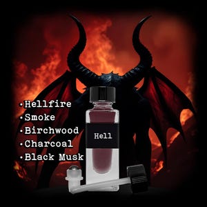 HELL, Gothic Fragrance, Perfume Oil, Dark Scents