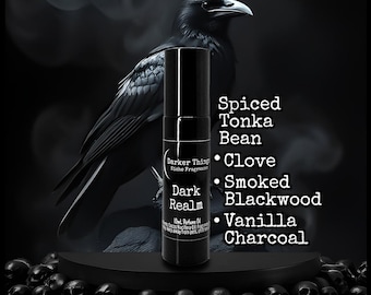 DARK REALM - Gothic Perfume Oil, Witchy Fragrance, Niche Perfume Roll-On