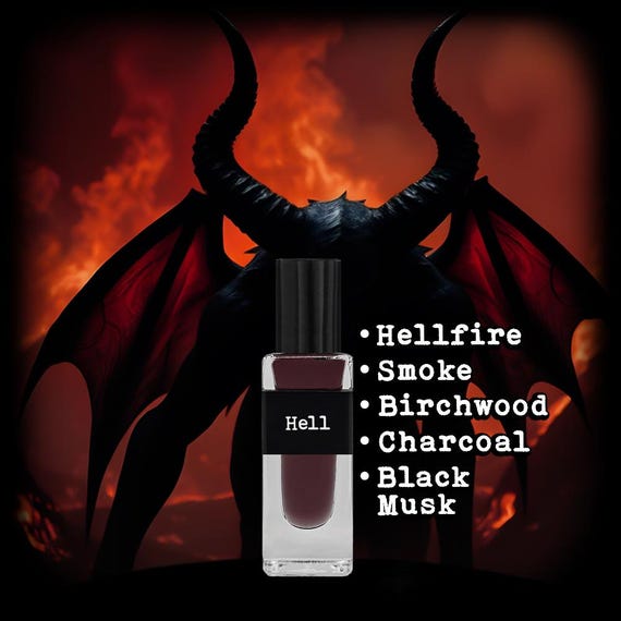 HELL, Gothic Fragrance, Perfume Oil, Dark Scents