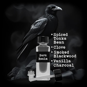 DARK REALM, Gothic Fragrance, Perfume Oil, Witchy Scents