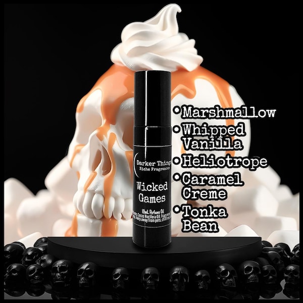 WICKED GAMES - Gothic Perfume Oil, Witchy Fragrance, Niche Perfume Roll-On