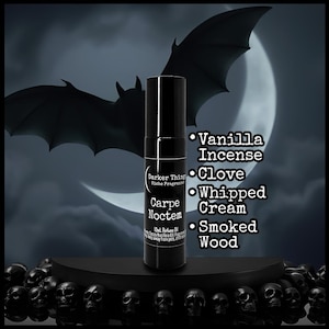 CARPE NOCTEM - Gothic Perfume Oil, Witchy Fragrance, Niche Perfume Roll-On