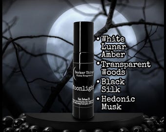MOONLIGHT - Gothic Perfume Oil, Witchy Fragrance, Niche Perfume Roll-On