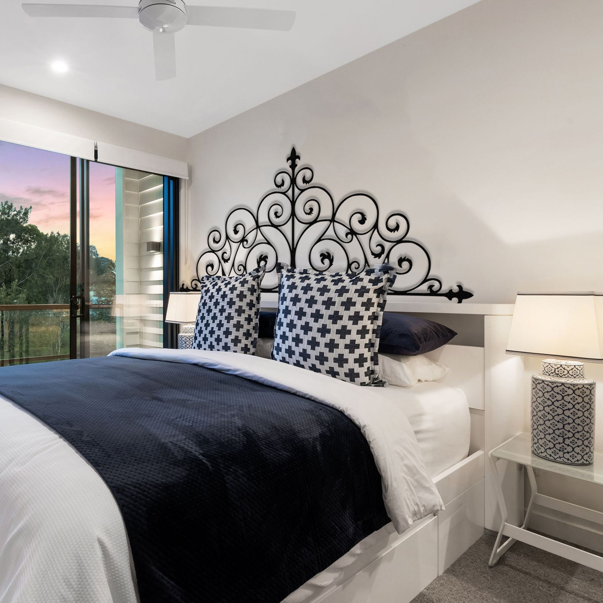 Metal Headboards Etsy UK