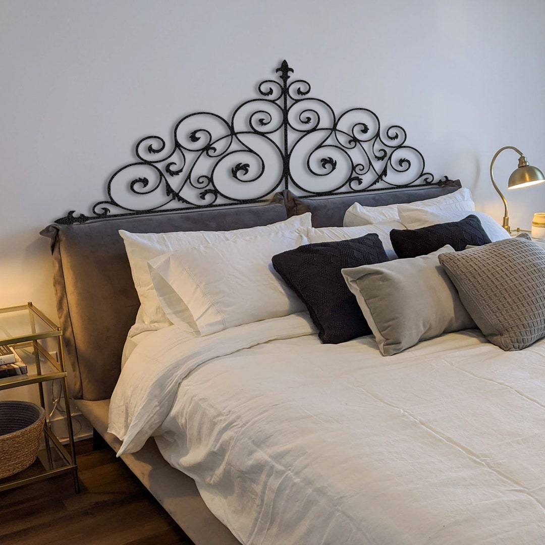 Vintage Metal Headboard Above the Bed Decor Over the Bed Etsy