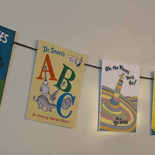 Dr. Seuss Books Banner
